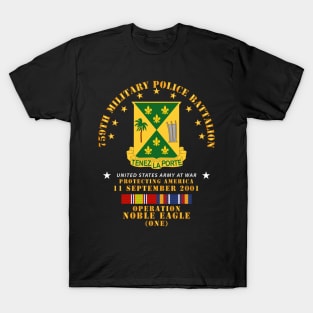 759th Military Police Bn - DUI - 911 - ONE w SVC T-Shirt